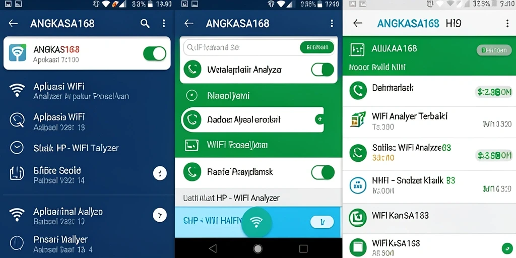 Tampilan antarmuka ANGKASA168 yang mudah digunakan untuk analisis WiFi.